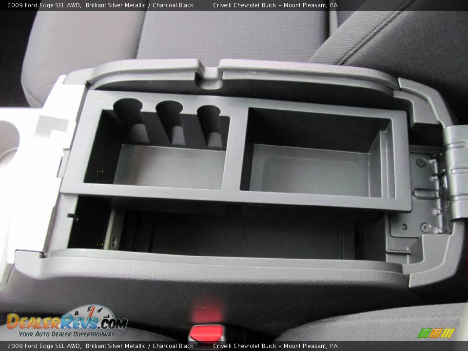 2009 Ford Edge SEL AWD Brilliant Silver Metallic / Charcoal Black Photo #25