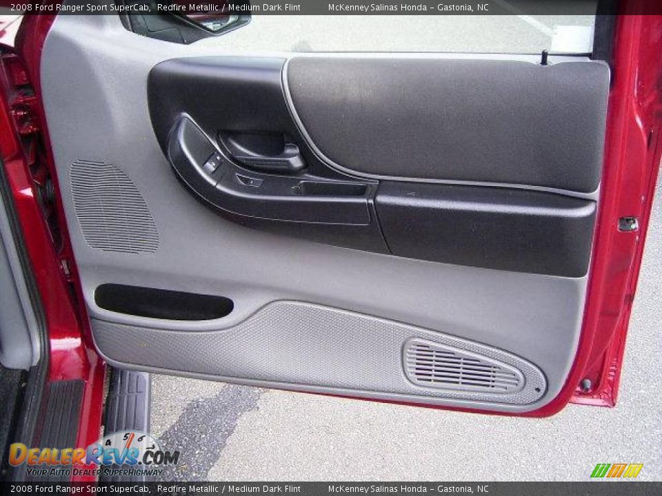 2008 Ford Ranger Sport SuperCab Redfire Metallic / Medium Dark Flint Photo #17