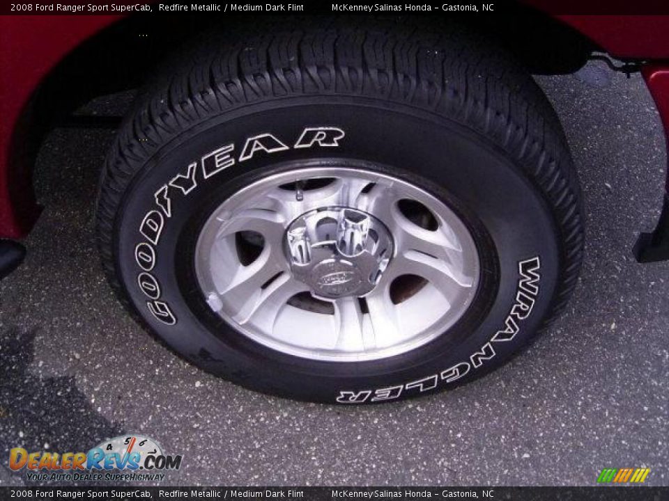 2008 Ford Ranger Sport SuperCab Redfire Metallic / Medium Dark Flint Photo #18