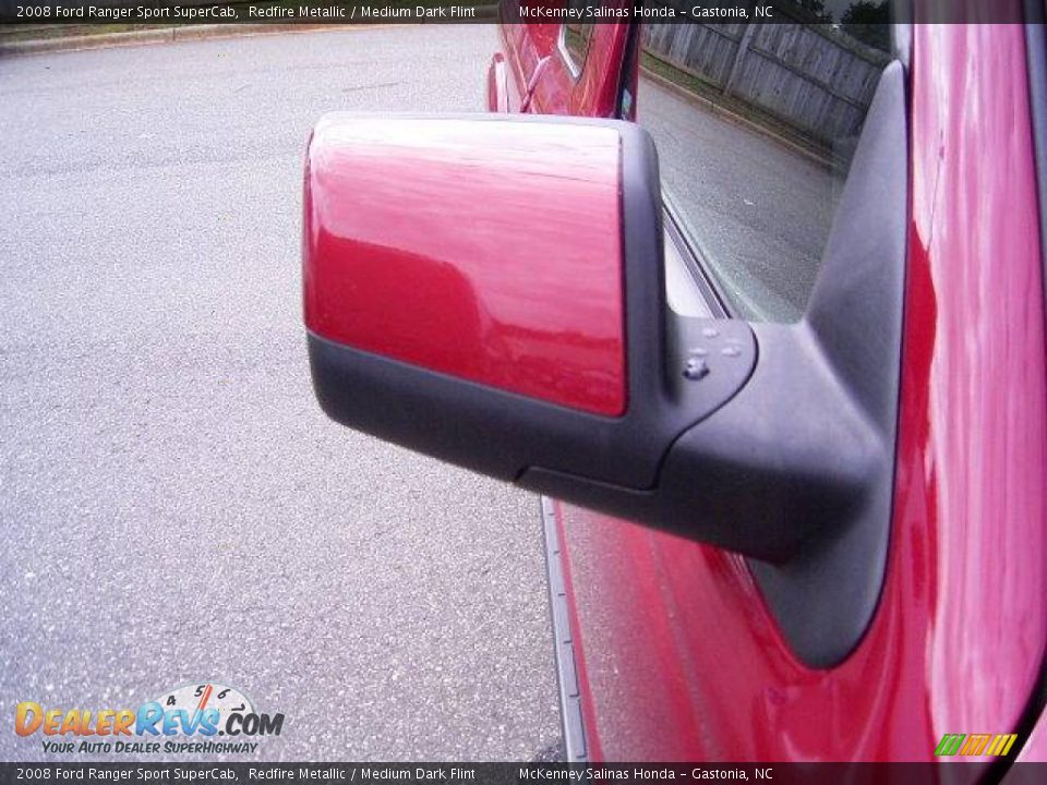 2008 Ford Ranger Sport SuperCab Redfire Metallic / Medium Dark Flint Photo #19