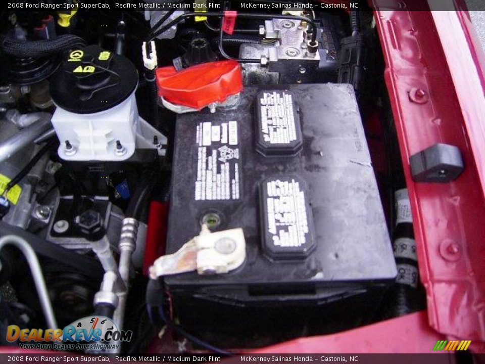 2008 Ford Ranger Sport SuperCab Redfire Metallic / Medium Dark Flint Photo #22