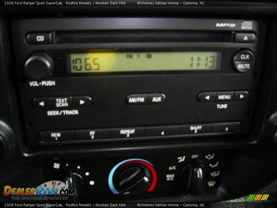2008 Ford Ranger Sport SuperCab Redfire Metallic / Medium Dark Flint Photo #23