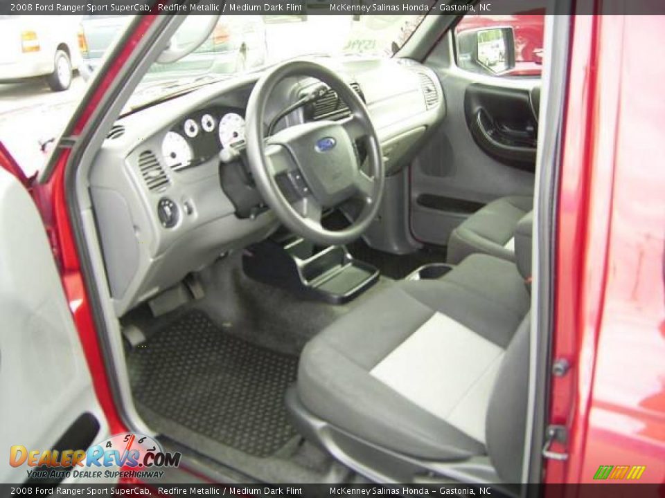 2008 Ford Ranger Sport SuperCab Redfire Metallic / Medium Dark Flint Photo #27