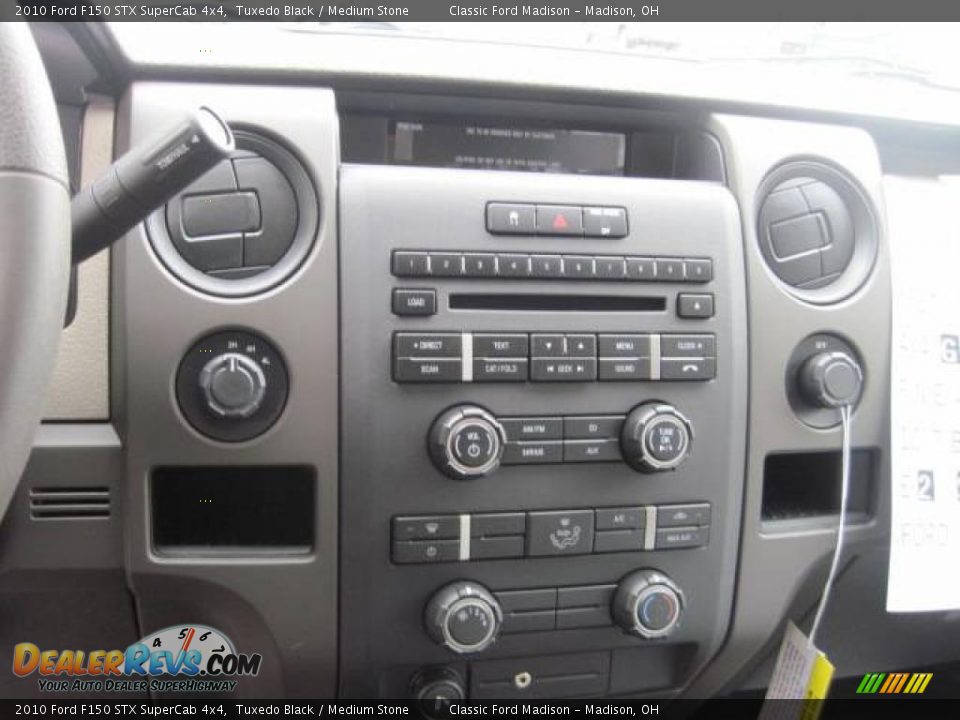 2010 Ford F150 STX SuperCab 4x4 Tuxedo Black / Medium Stone Photo #9