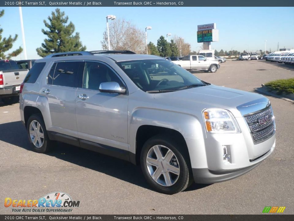 2010 GMC Terrain SLT Quicksilver Metallic / Jet Black Photo #1