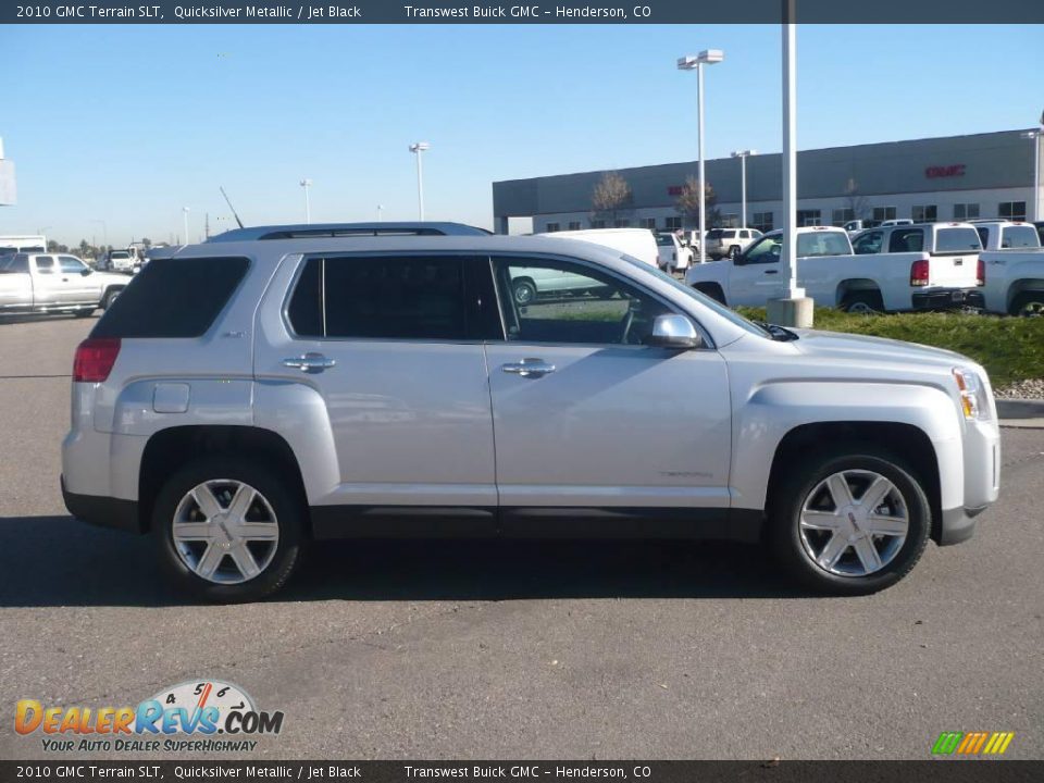 2010 GMC Terrain SLT Quicksilver Metallic / Jet Black Photo #3