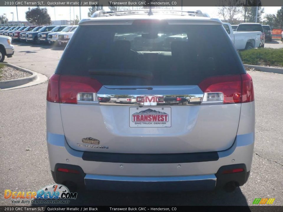 2010 GMC Terrain SLT Quicksilver Metallic / Jet Black Photo #4
