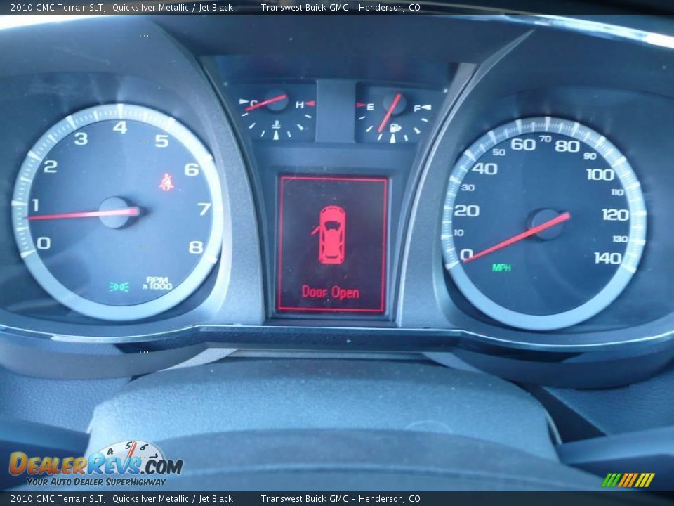 2010 GMC Terrain SLT Quicksilver Metallic / Jet Black Photo #9