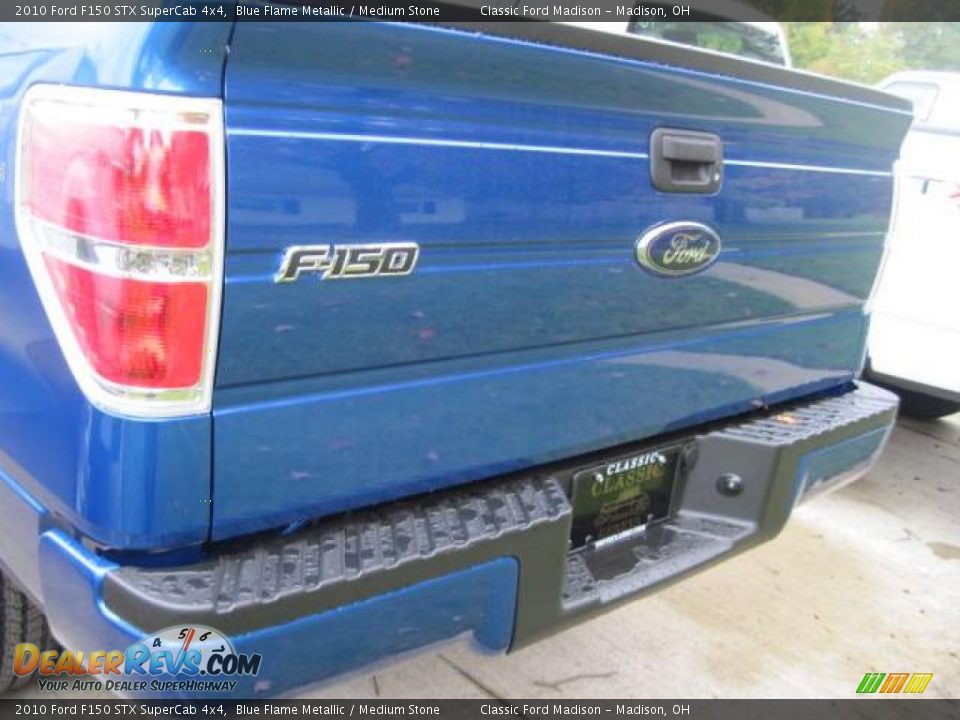 2010 Ford F150 STX SuperCab 4x4 Blue Flame Metallic / Medium Stone Photo #4