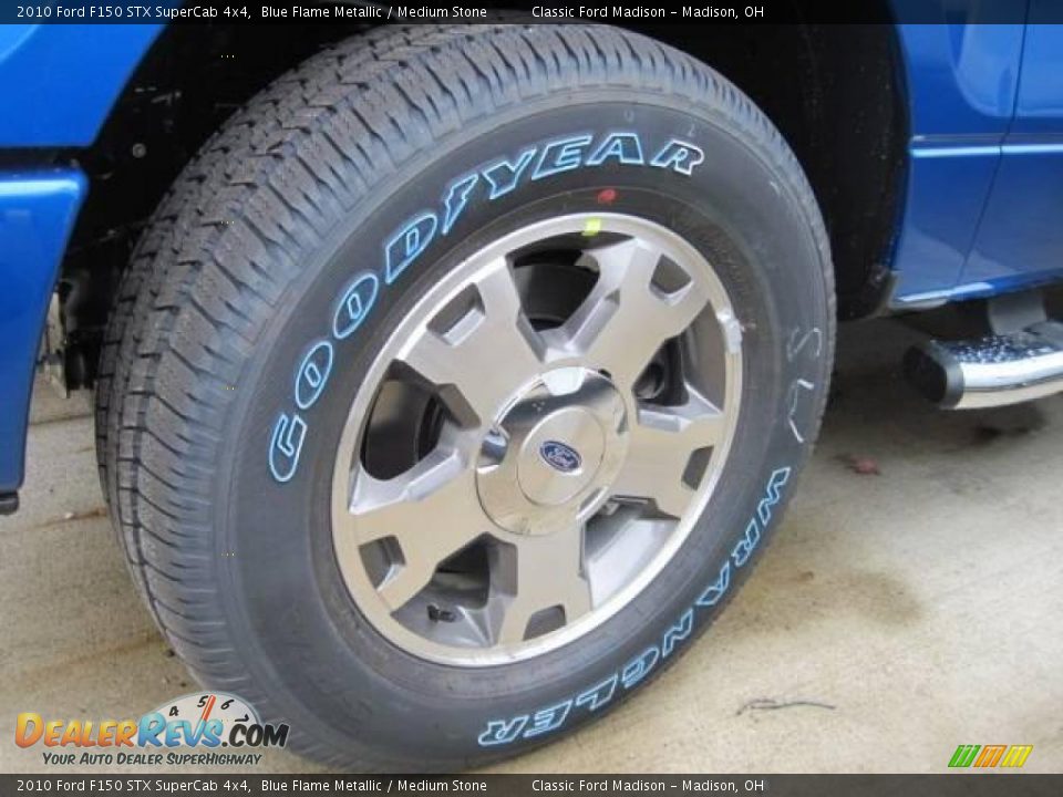 2010 Ford F150 STX SuperCab 4x4 Blue Flame Metallic / Medium Stone Photo #5