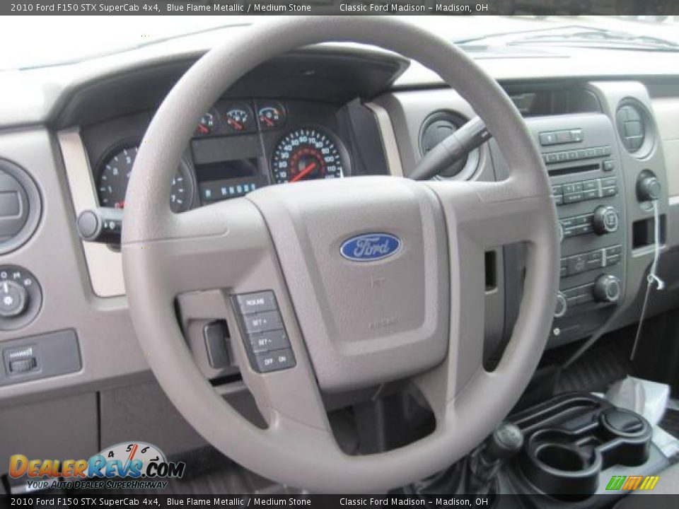 2010 Ford F150 STX SuperCab 4x4 Blue Flame Metallic / Medium Stone Photo #10