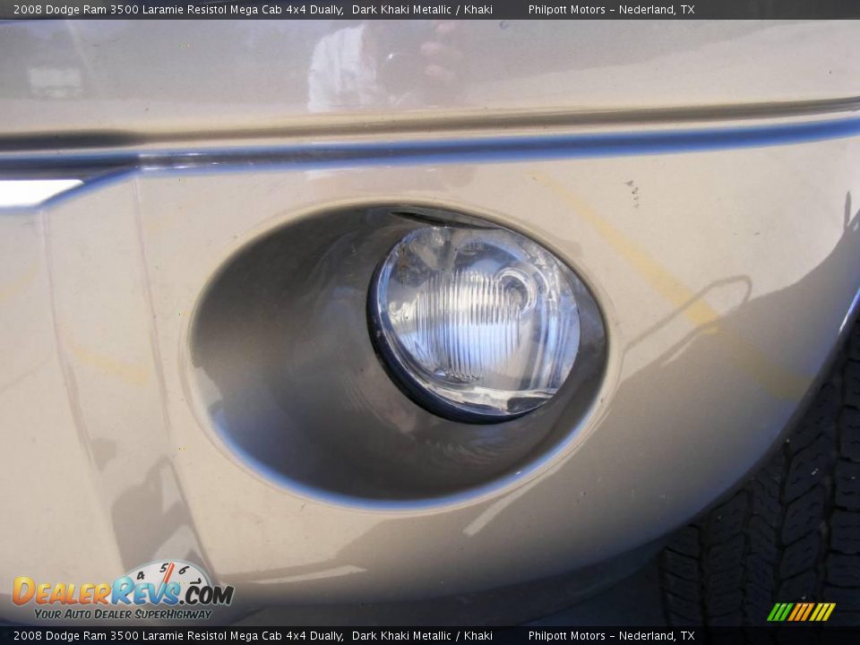 2008 Dodge Ram 3500 Laramie Resistol Mega Cab 4x4 Dually Dark Khaki Metallic / Khaki Photo #11