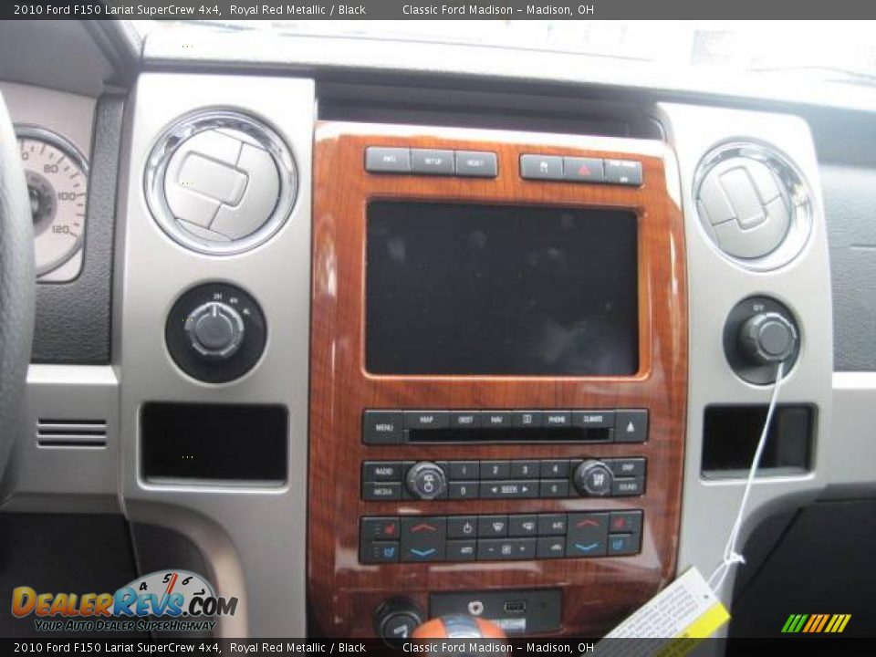 2010 Ford F150 Lariat SuperCrew 4x4 Royal Red Metallic / Black Photo #8