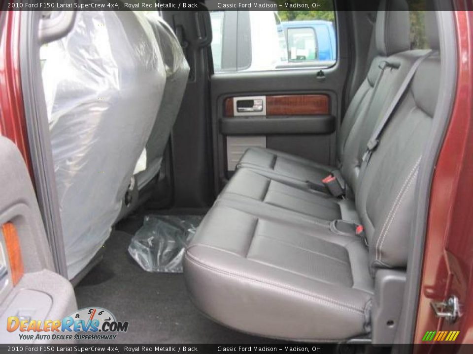 2010 Ford F150 Lariat SuperCrew 4x4 Royal Red Metallic / Black Photo #11