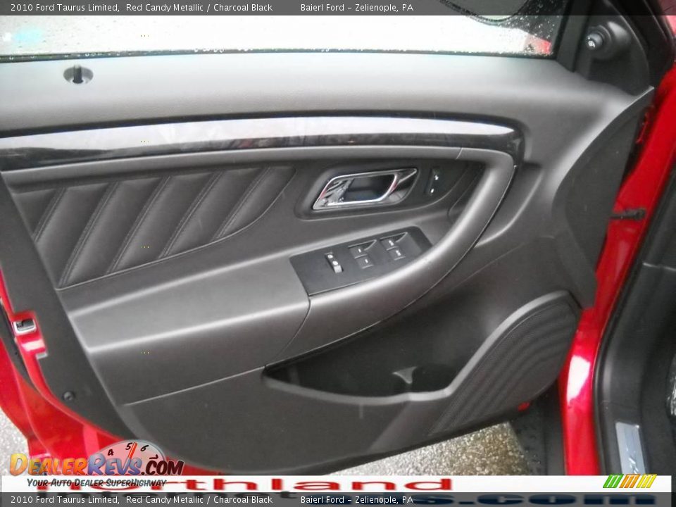 2010 Ford Taurus Limited Red Candy Metallic / Charcoal Black Photo #9