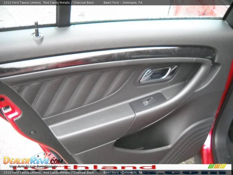 2010 Ford Taurus Limited Red Candy Metallic / Charcoal Black Photo #13