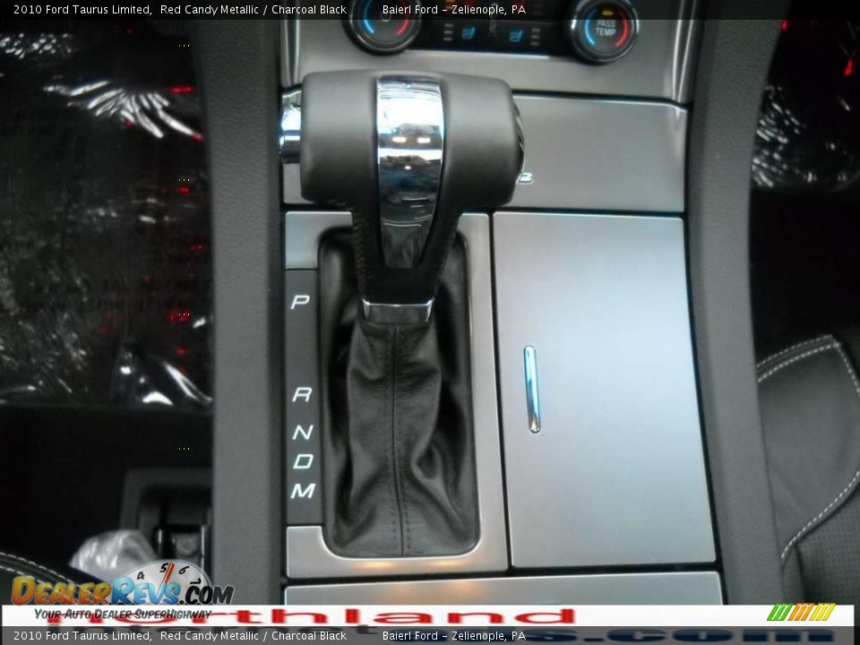 2010 Ford Taurus Limited Red Candy Metallic / Charcoal Black Photo #18