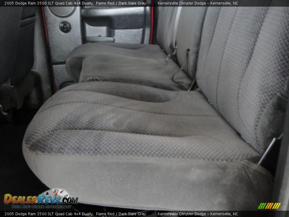 2005 Dodge Ram 3500 SLT Quad Cab 4x4 Dually Flame Red / Dark Slate Gray Photo #12