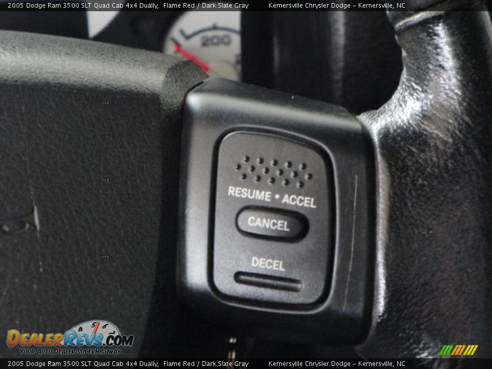 2005 Dodge Ram 3500 SLT Quad Cab 4x4 Dually Flame Red / Dark Slate Gray Photo #20