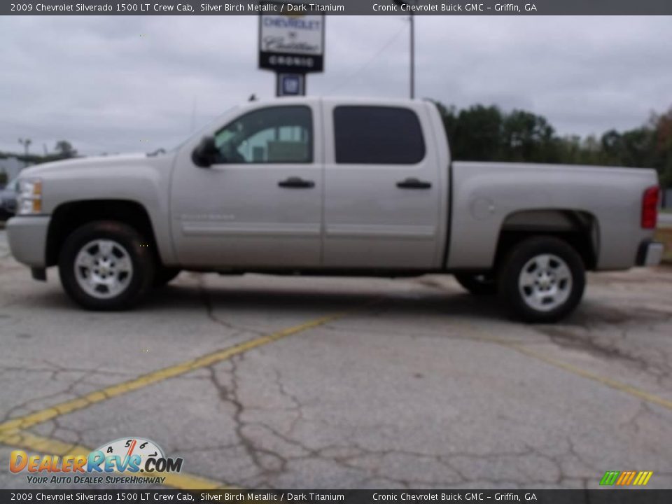 2009 Chevrolet Silverado 1500 LT Crew Cab Silver Birch Metallic / Dark Titanium Photo #1