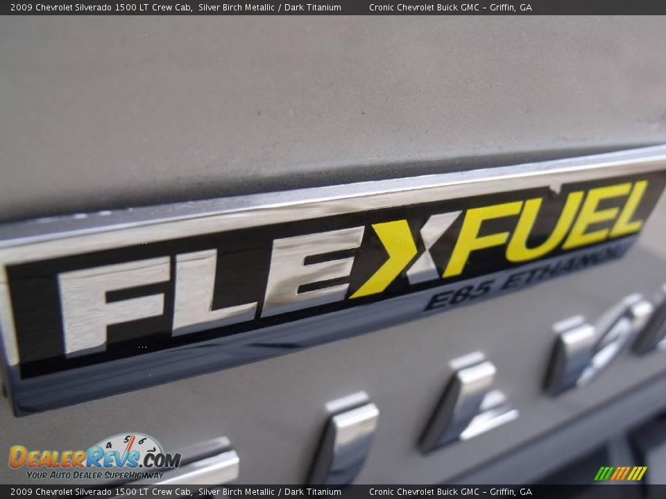2009 Chevrolet Silverado 1500 LT Crew Cab Silver Birch Metallic / Dark Titanium Photo #10