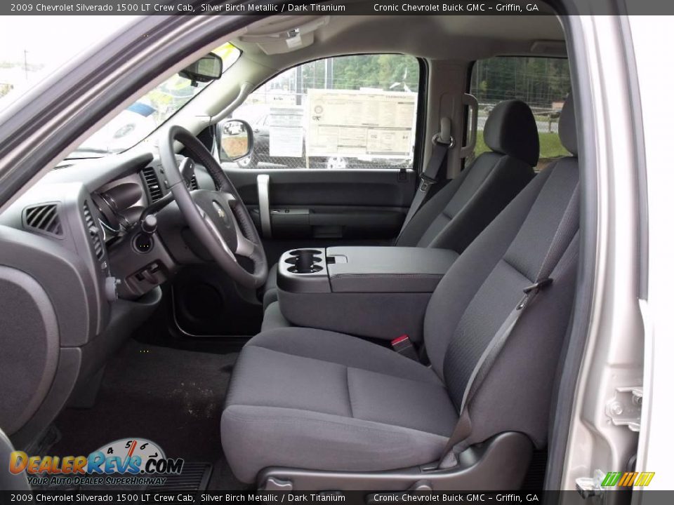 2009 Chevrolet Silverado 1500 LT Crew Cab Silver Birch Metallic / Dark Titanium Photo #11