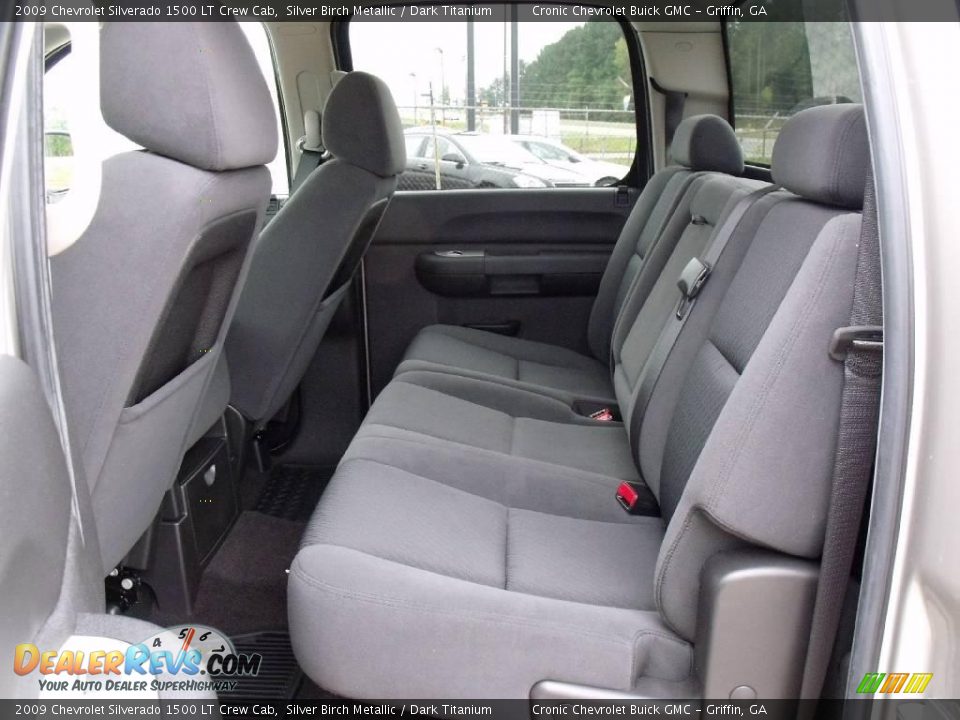 2009 Chevrolet Silverado 1500 LT Crew Cab Silver Birch Metallic / Dark Titanium Photo #12