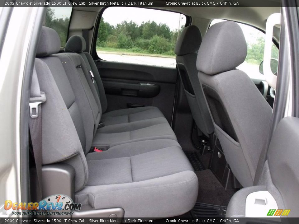 2009 Chevrolet Silverado 1500 LT Crew Cab Silver Birch Metallic / Dark Titanium Photo #13