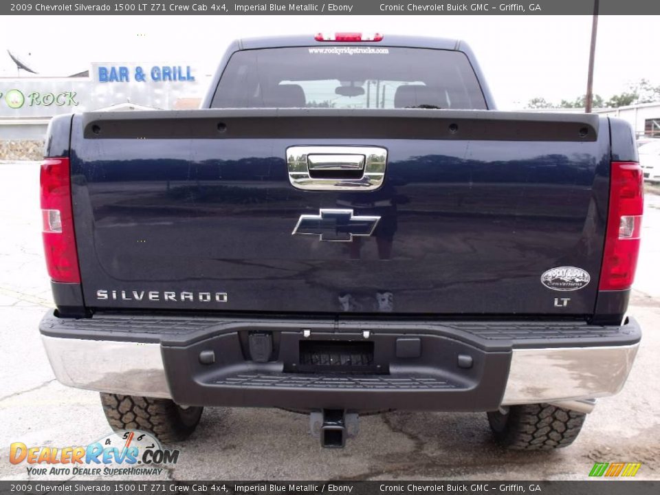 2009 Chevrolet Silverado 1500 LT Z71 Crew Cab 4x4 Imperial Blue Metallic / Ebony Photo #7