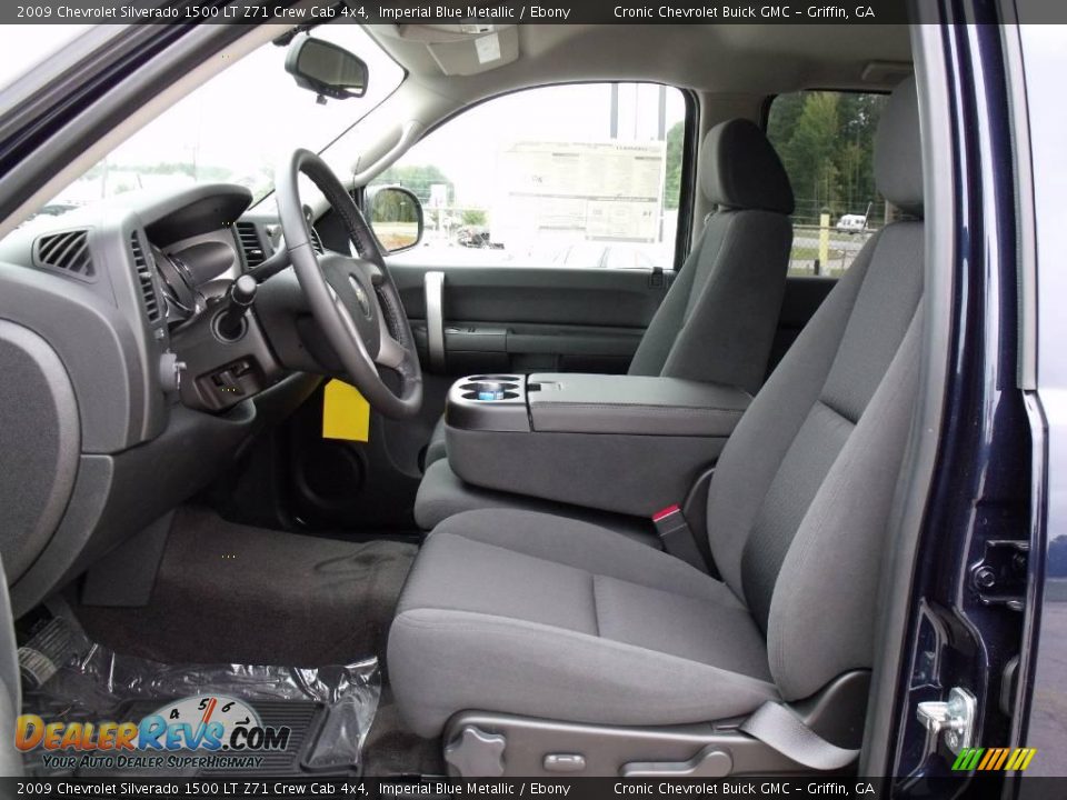 2009 Chevrolet Silverado 1500 LT Z71 Crew Cab 4x4 Imperial Blue Metallic / Ebony Photo #12