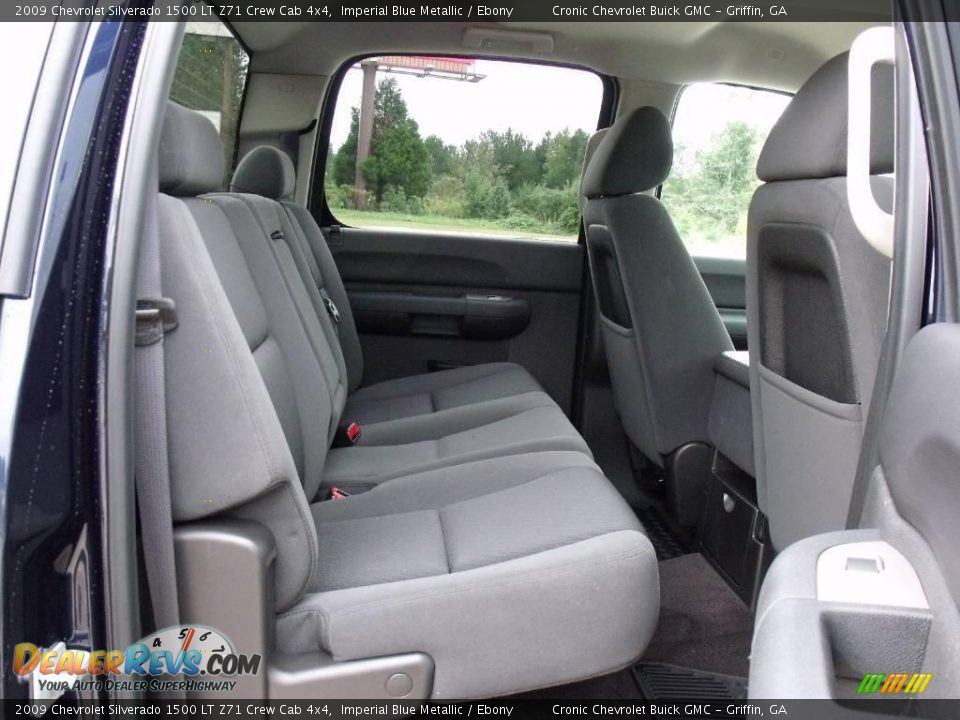 2009 Chevrolet Silverado 1500 LT Z71 Crew Cab 4x4 Imperial Blue Metallic / Ebony Photo #14