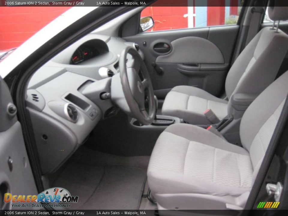 2006 Saturn ION 2 Sedan Storm Gray / Gray Photo #3