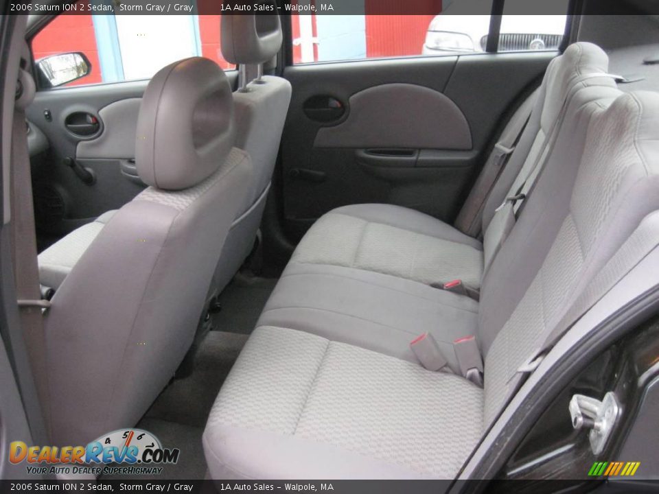 2006 Saturn ION 2 Sedan Storm Gray / Gray Photo #4