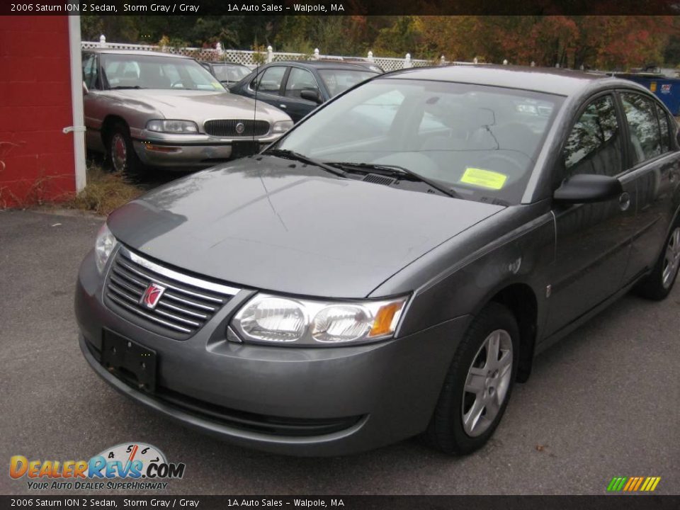 2006 Saturn ION 2 Sedan Storm Gray / Gray Photo #7
