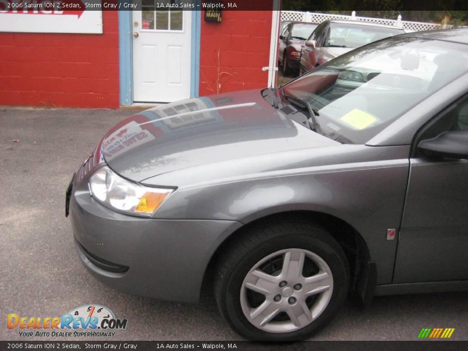 2006 Saturn ION 2 Sedan Storm Gray / Gray Photo #8