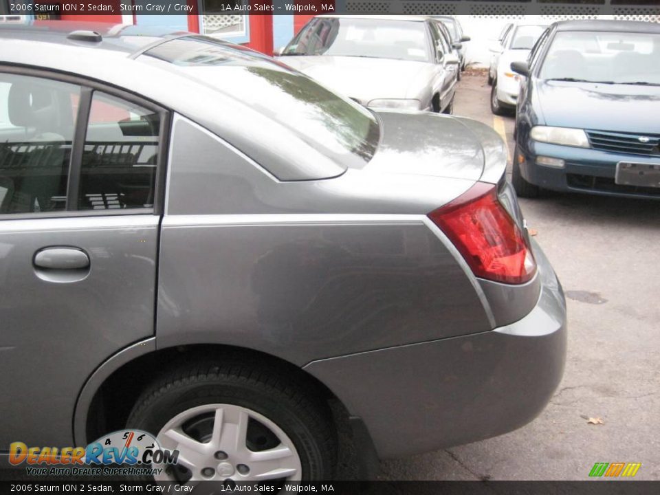 2006 Saturn ION 2 Sedan Storm Gray / Gray Photo #10