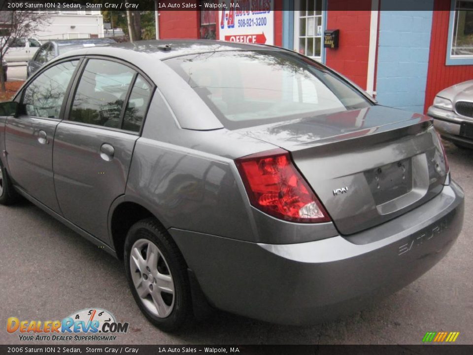 2006 Saturn ION 2 Sedan Storm Gray / Gray Photo #11