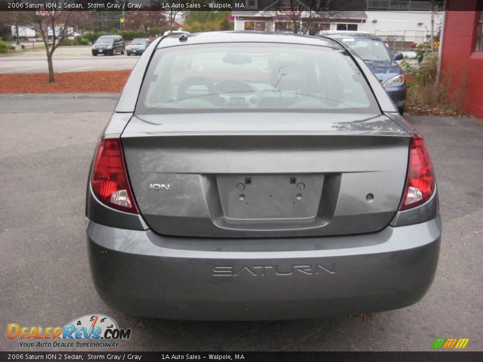2006 Saturn ION 2 Sedan Storm Gray / Gray Photo #12