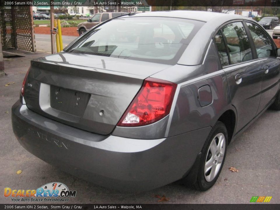 2006 Saturn ION 2 Sedan Storm Gray / Gray Photo #13