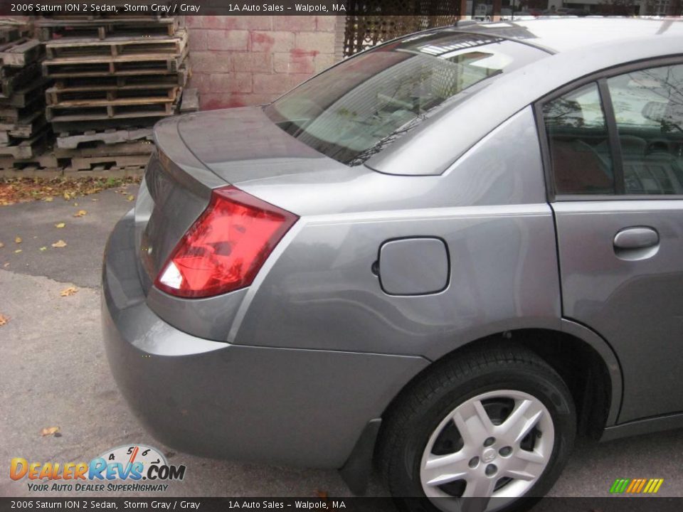 2006 Saturn ION 2 Sedan Storm Gray / Gray Photo #14