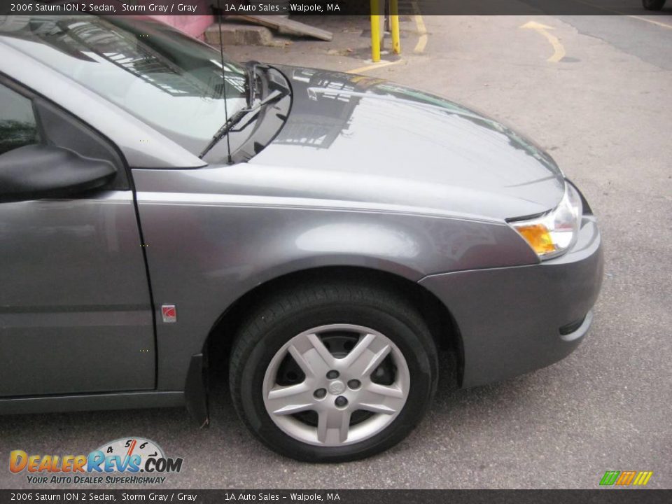 2006 Saturn ION 2 Sedan Storm Gray / Gray Photo #16