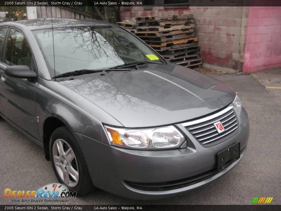 2006 Saturn ION 2 Sedan Storm Gray / Gray Photo #17