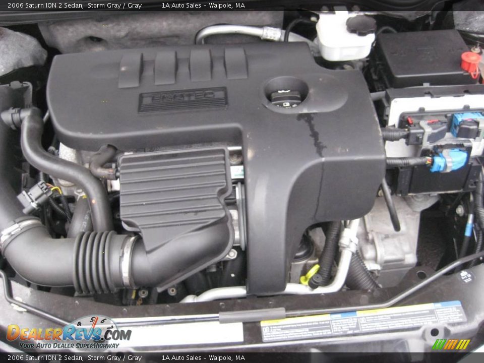 2006 Saturn ION 2 Sedan Storm Gray / Gray Photo #19
