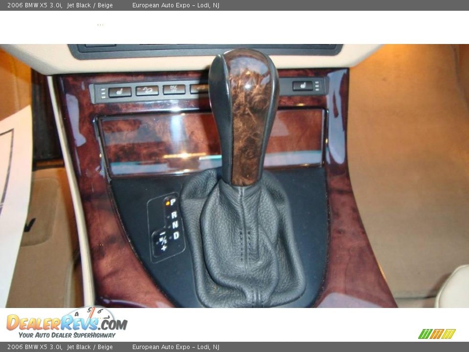 2006 BMW X5 3.0i Jet Black / Beige Photo #17