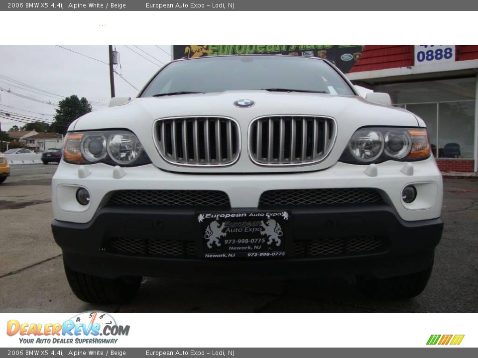 2006 BMW X5 4.4i Alpine White / Beige Photo #7