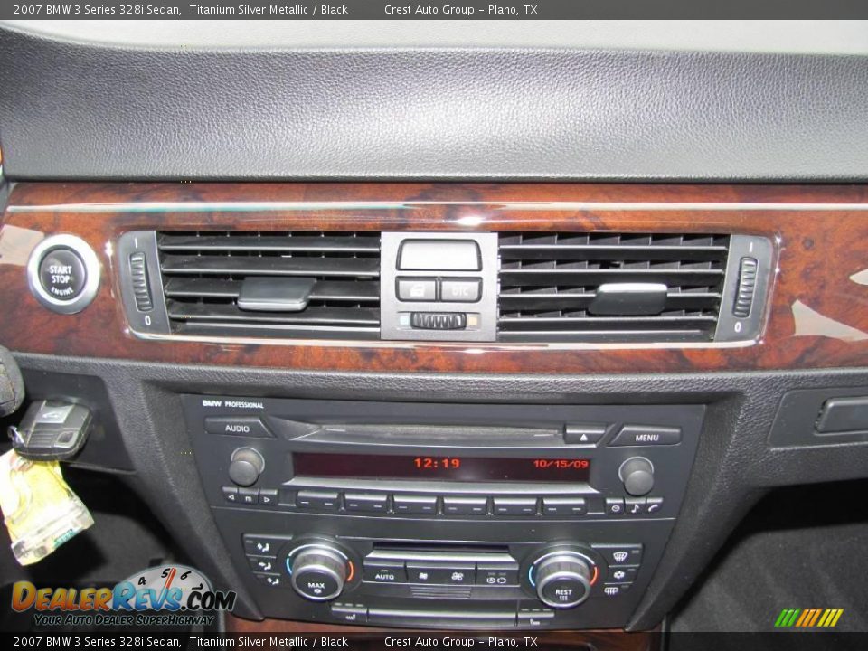 2007 BMW 3 Series 328i Sedan Titanium Silver Metallic / Black Photo #14