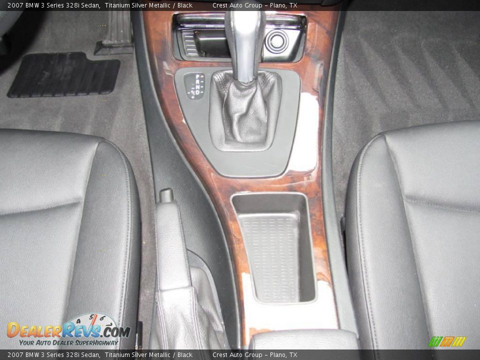 2007 BMW 3 Series 328i Sedan Titanium Silver Metallic / Black Photo #15