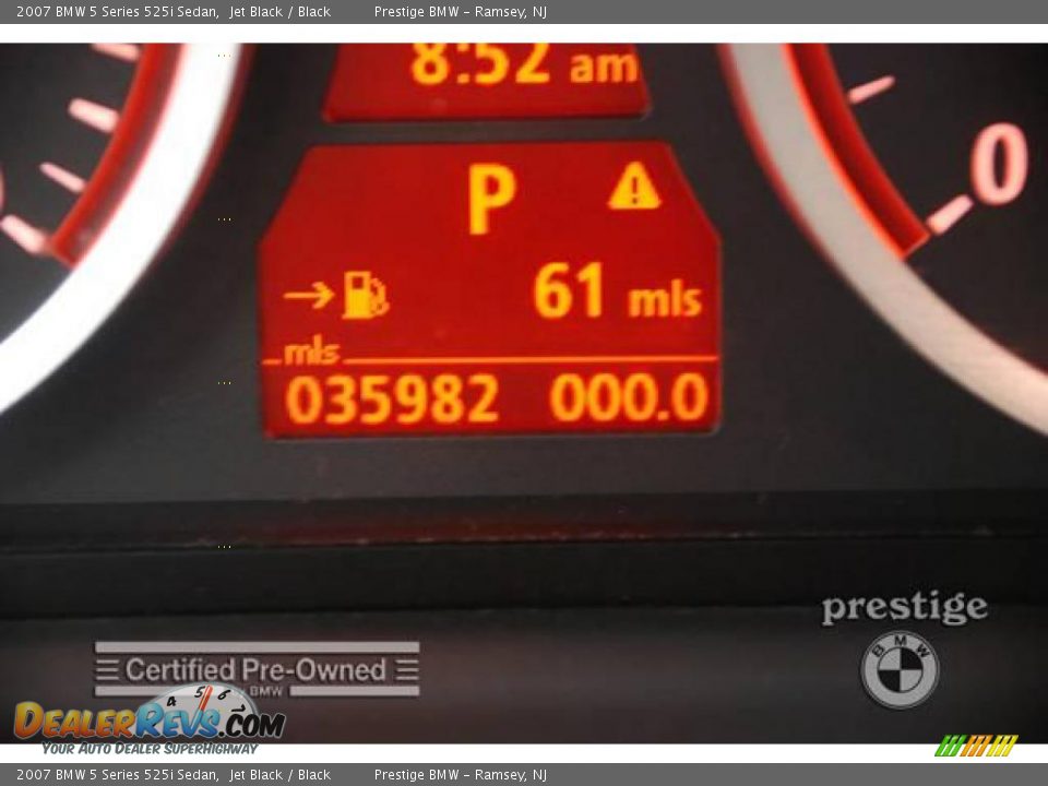 2007 BMW 5 Series 525i Sedan Jet Black / Black Photo #3
