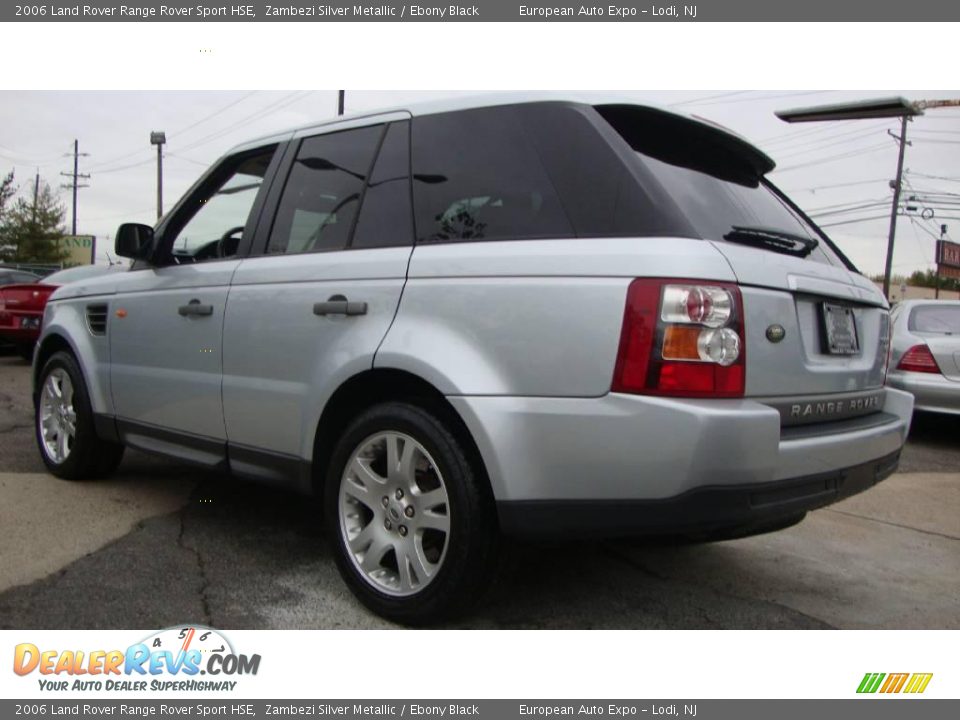2006 Land Rover Range Rover Sport HSE Zambezi Silver Metallic / Ebony Black Photo #3