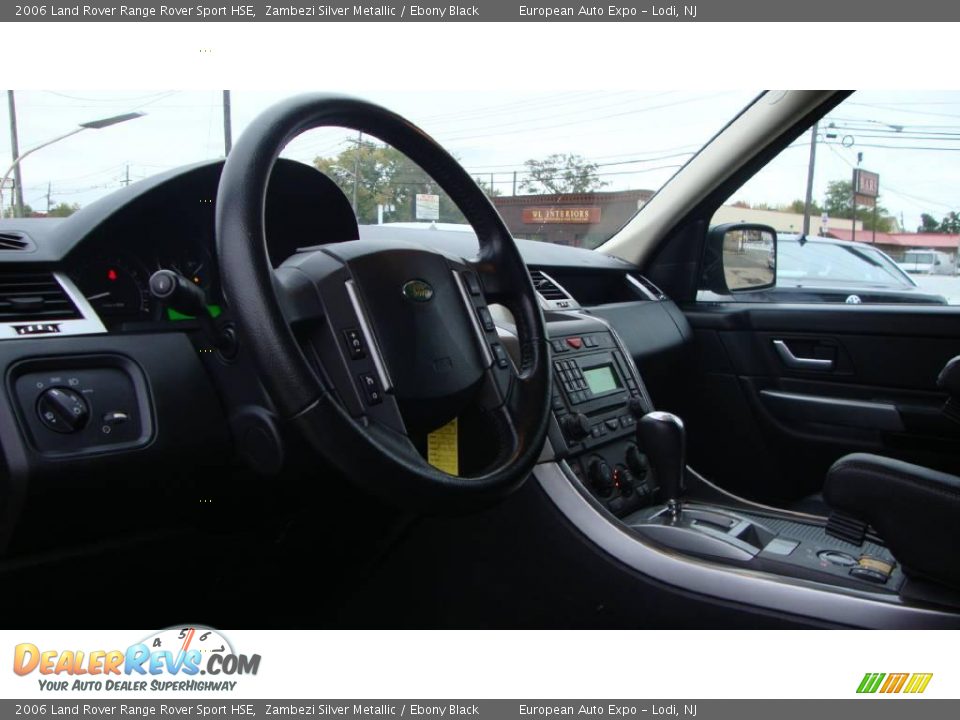 2006 Land Rover Range Rover Sport HSE Zambezi Silver Metallic / Ebony Black Photo #8